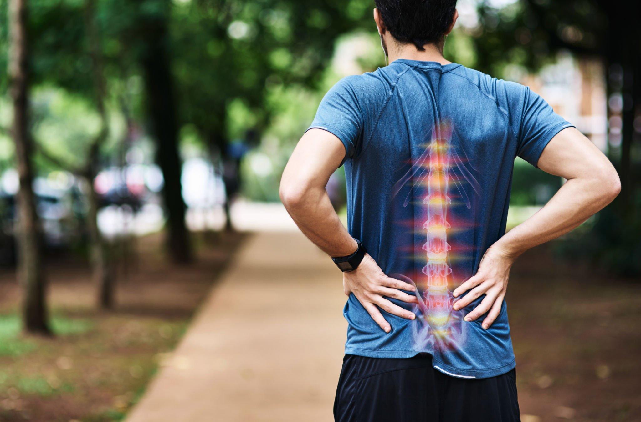 A man has movement disorder due to backbone problem